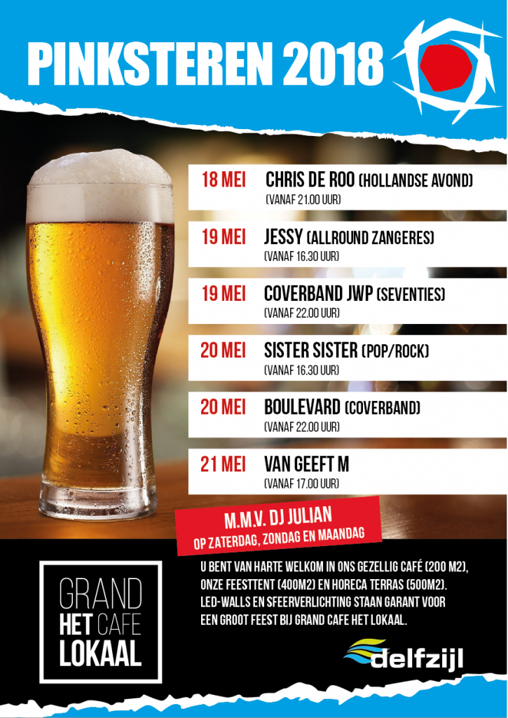 Feestprogramma Lokaal Delfzijl