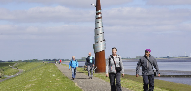 Pinkster zeedijk wandeltocht